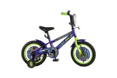 Велосипед 14' Черепашки Фиолетовый/Салатовый ВН14208