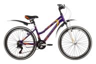 Велосипед  STINGER 24" LAGUNA фиолетовый, алюминий, размер 14"