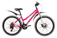 Велосипед  STINGER 24" LAGUNA D розовый, алюминий, размер 12"