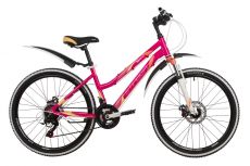 Велосипед STINGER 24" LAGUNA D розовый, алюминий, размер 12"