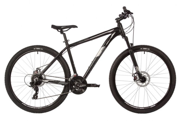 Велосипед STINGER 27.5" GRAPHITE STD черный, алюминий, размер 18"