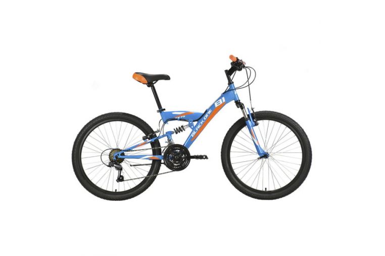 Велосипед Black One Ice FS 24 синий/оранжевый (HD00000607) 2021