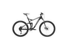 Велосипед Stark'22 Tactic FS 27.5 HD черный/серебристый