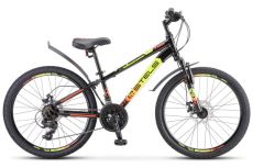 Велосипед Stels Navigator 24' 400 MD F010 Черный/Салатовый/Красный (LU092747)