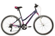 Горный велосипед  STINGER 26" LATINA фиолетовый, сталь, размер 15", MICROSHIFT