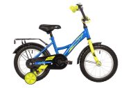Детский велосипед  NOVATRACK 14" ASTRA синий, тормоз нож, крылья и багажник, полная защита цепи