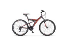Велосипед Stels Focus 26' V 18 sp V030 Черный/Красный (LU086305)