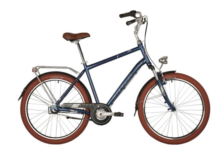 Велосипед STINGER 26" TOLEDO синий, алюминий, размер 18"