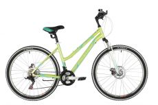 Велосипед STINGER 26" LATINA D зеленый, сталь, размер 19"