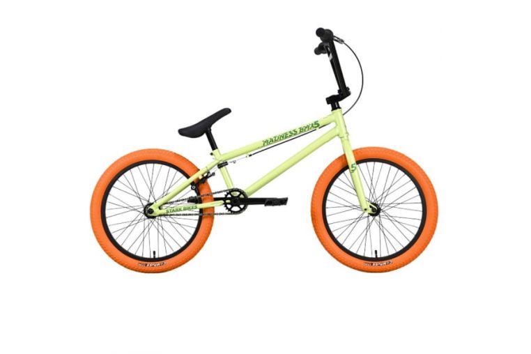 Велосипед Stark'23 Madness BMX 5 оливковый/зеленый/оранжевый HQ-0012547