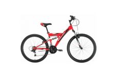 Велосипед Black One Flash FS 26 красный/черный/белый 2021-2022