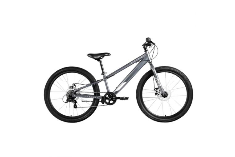 Велосипед 24' Forward SPIKE D AL Серый/Серебристый 2023г