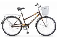 Городской велосипед  Stels Navigator 26' 205 C Z010 Коричневый (с корзиной) (LU101264)
