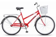 Городской велосипед  Stels Navigator 26' 205 C Z010 Красный (с корзиной) (LU101264)