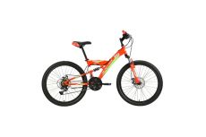 Велосипед Black One Ice FS 24 D красный/зеленый (HD00000608) 2021