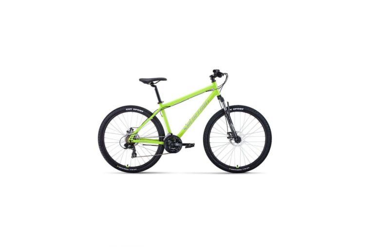 Велосипед 27,5' Forward Sporting 27,5 2.2 D Ярко-зеленый/Серебро 2022 г