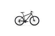 Горный велосипед  27,5' Forward Sporting 27,5 2.0 D Темно-серый/черный 2023 г