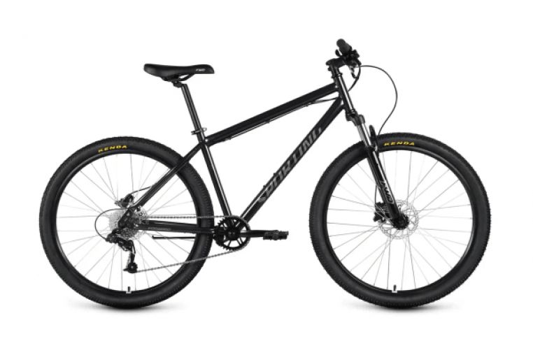 Велосипед 27,5' Forward Sporting 27,5 3.2 HD  Черный/темно-серый 2023г