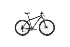 Велосипед 29' Forward Sporting 29 2.0 D Черный/бирюзовый 2023 г