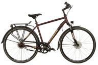 Велосипед  STINGER 700C VANCOUVER EVO коричневый, алюминий, размер 60