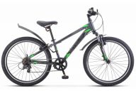 Горный велосипед  Stels Navigator 24' 400 V F020 Серый/Зеленый (JU134250)