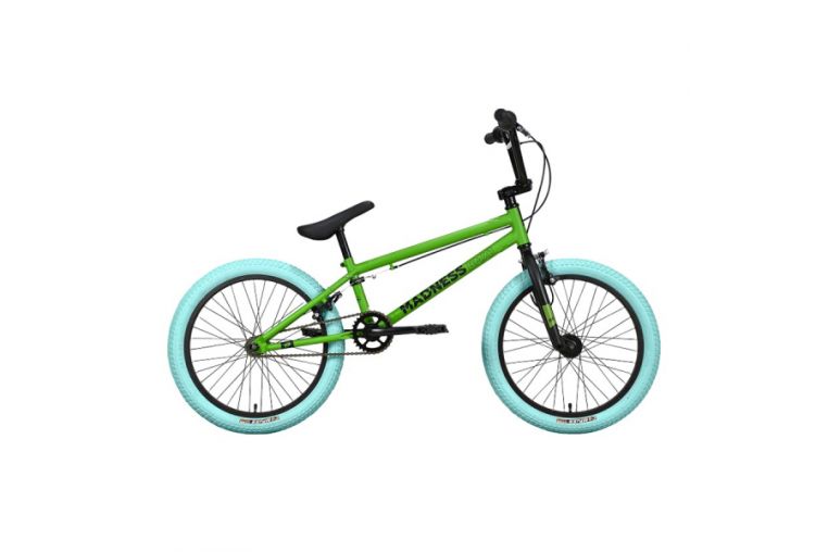 Велосипед Stark'22 Madness BMX 1 зеленый/черный/голубой HQ-0014006
