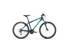 Велосипед 27,5' Foward Apache 1.0 Classic Синий/Ярко-зеленый 2022 г.