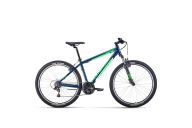 Горный велосипед  27,5' Forward Apache 1.0 Classic Синий/Ярко-зеленый 2022 г.