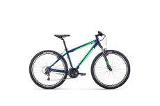 Велосипед 27,5' Forward Apache 1.0 Classic Синий/Ярко-зеленый 2022 г.