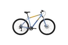 Велосипед Stark'23 Respect 29.1 D Microshift голубой металлик/синий/оранжевый