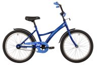 Велосипед  NOVATRACK 20" STRIKE синий, тормоз нож, крылья корот, защита А-тип, без доп колес