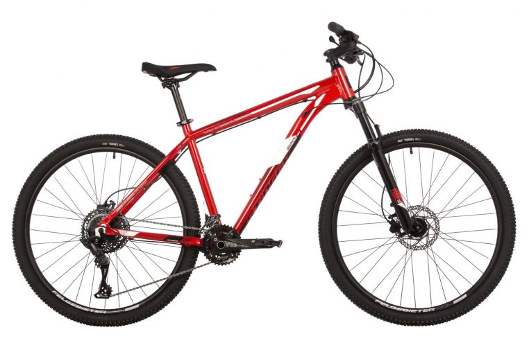 Велосипед STINGER 27.5" GRAPHITE COMP красный, алюминий, размер 18"