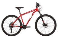 Велосипед  STINGER 27.5" GRAPHITE COMP красный, алюминий, размер 16"