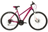 Велосипед  STINGER 700C LIBERTY EVO розовый, алюминий, размер 52"