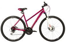 Велосипед STINGER 700C LIBERTY EVO розовый, алюминий, размер 52"