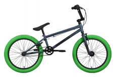 Велосипед Stark'22 Madness BMX 1 темно-синий/черный/зеленый HQ-0014406