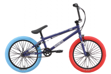 Велосипед Stark'24 Madness BMX 1 темно-синий матовый/серебристый/синий, красный HQ-0014140