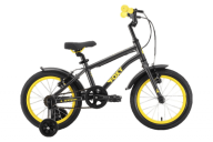Велосипед  Stark'24 Foxy Boy 16 черный/желтый HQ-0014335