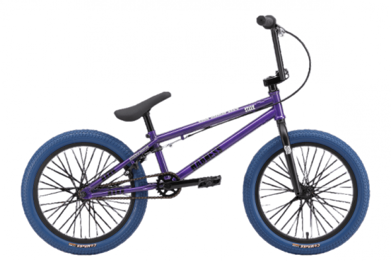Велосипед Stark'24 Madness BMX 4 серо-фиолетовый/черный/темно-синий HQ-0014148