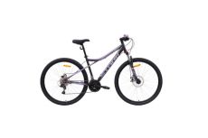 Велосипед Stark'24 Slash 29.1 D черный металлик/сиреневый, серый