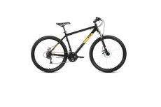 Велосипед 27,5' Altair AL 27,5 D 21 ск Черный/Оранжевый 2022 г