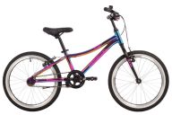 Велосипед  NOVATRACK 20" KATRINA алюм., фиолет.металлик, тормоз V-brake, короткие крылья