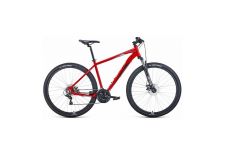Велосипед 29' Forward Apache 29 2.0 D Красный/Серебристый 2022 г