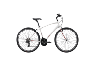 Городской велосипед  Stark'24 Terros 28.2 V белый матовый/красный, серый