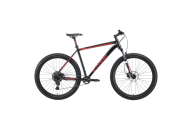 Велосипед  Stark'24 Funriser 29.4+ HD темно-графитовый/красный