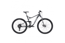 Велосипед Stark'24 Tactic FS 29.4 HD серый матовый/серебристый металлик
